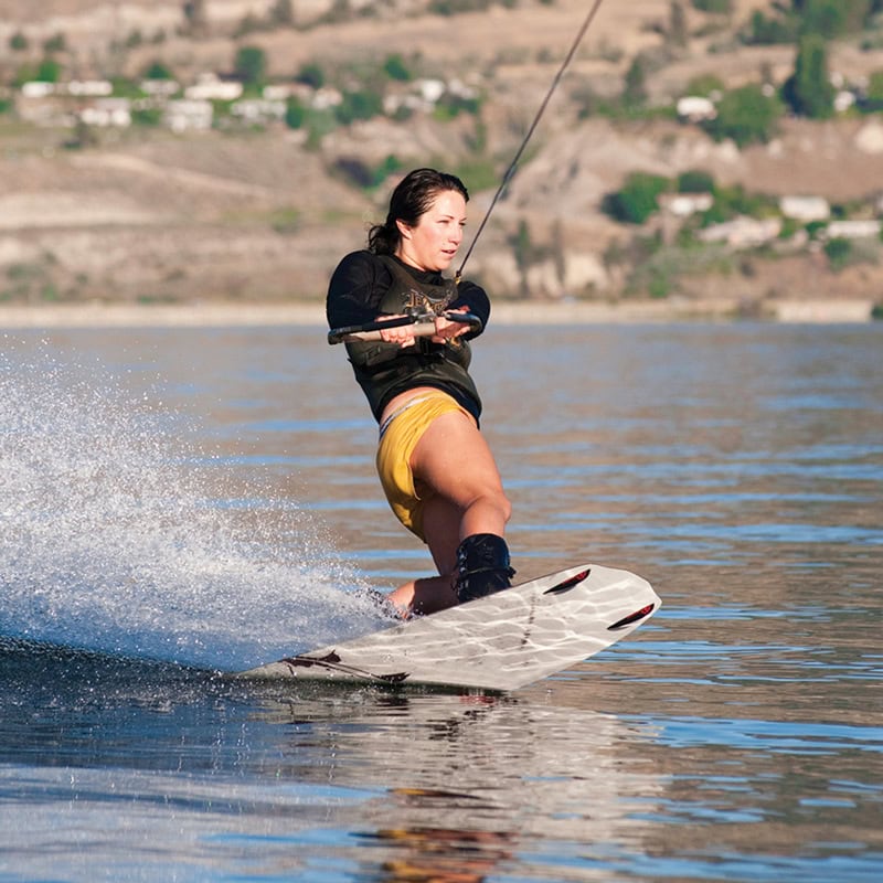 Wakeboarding on Deer Creek Reservoir